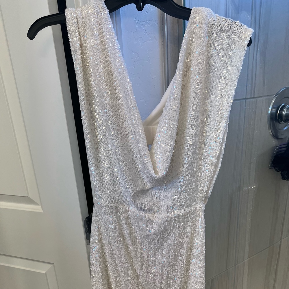 NWT Nookie Pandora Mini in White Sequins Size Small - Picture 7 of 10